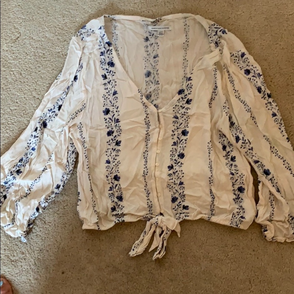 American Eagle Floral Top